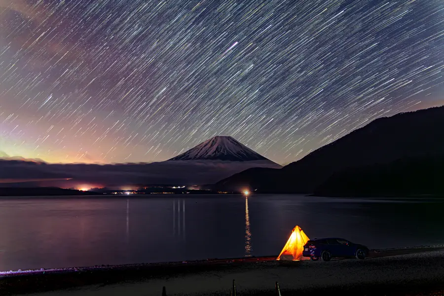 Startrails at Mount Fuji 2